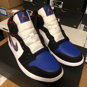 Nike Air Jordan 1 Mid Top 3 Lakers